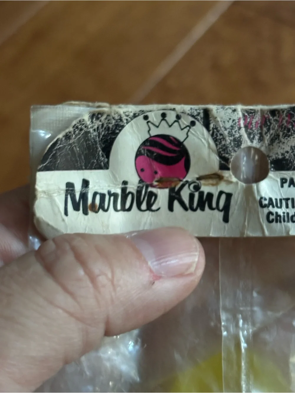 Marble King Big Boy Glass Marbles Bag Yellow Blue Red Green White New